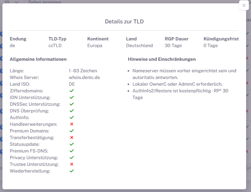 Detailansicht