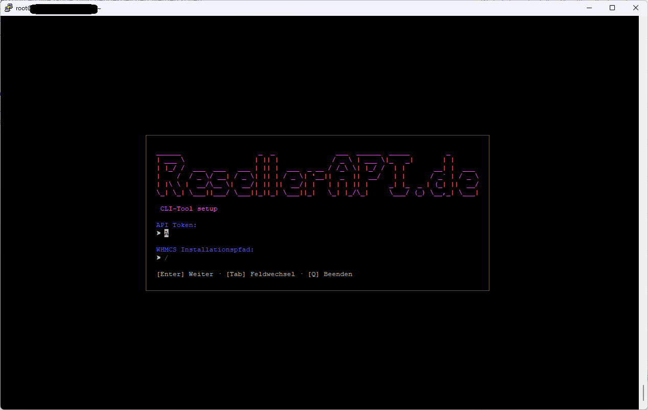 Reseller CLI-TOOL Setup